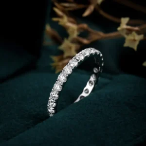 PT900 Platinum Lab-Grown Diamond Ring — 0.87 ct