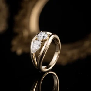 14K Gold Lab-Grown Diamond Ring — 1.42 ct