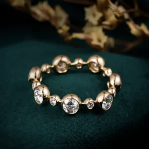 14K Gold Lab-Grown Diamond Ring — 1.70 ct