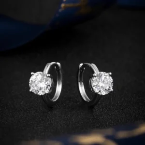 PT900 Platinum Lab-Grown Diamond Earrings — 1.48 ct