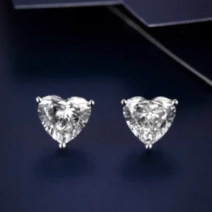 PT950 Platinum Lab-Grown Diamond Earrings — 1.43 ct