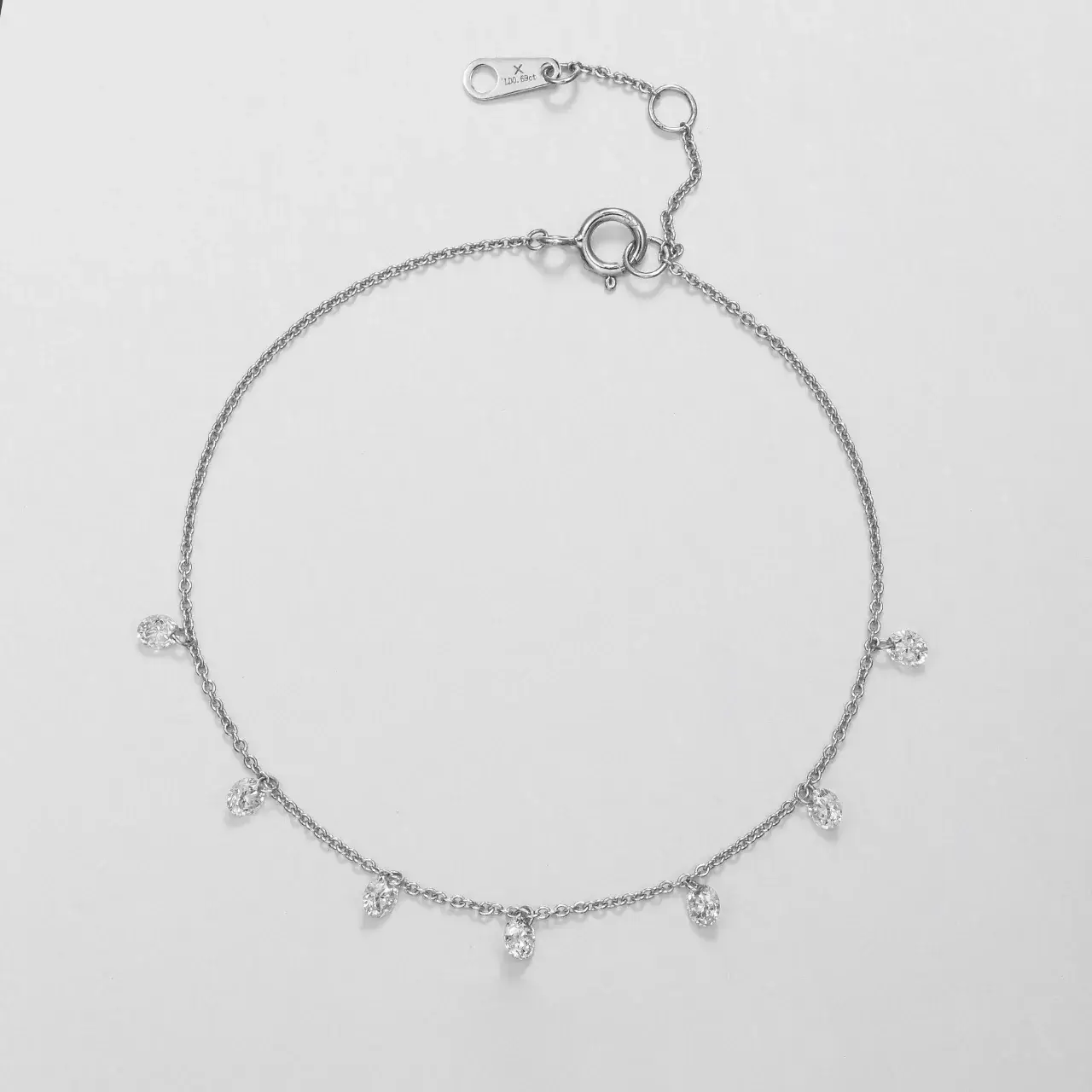10K Gold Lab-Grown Diamond Bracelet — 0.69 ct — view 4